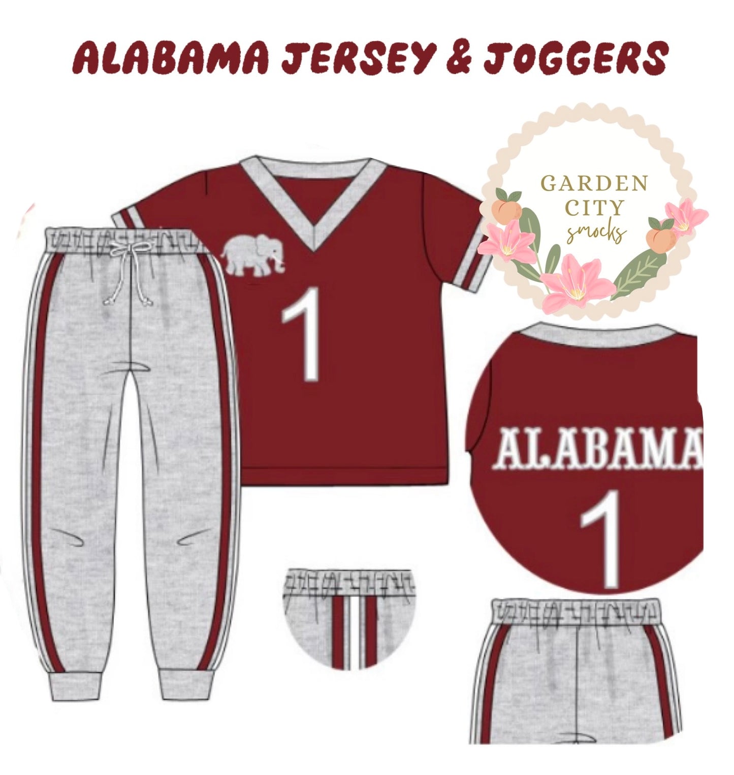 PO16 Alabama Jersey & Joggers