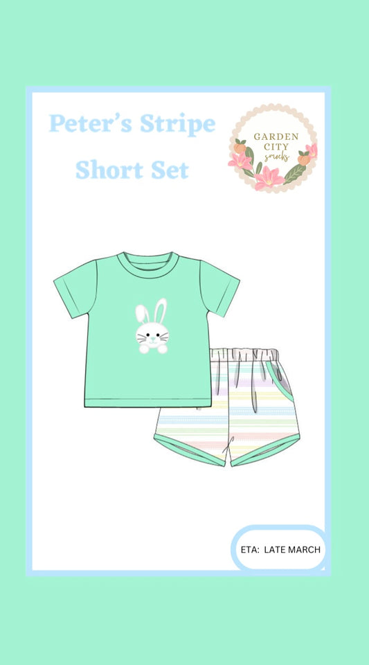 PO11 Peter’s Stripes Short Set