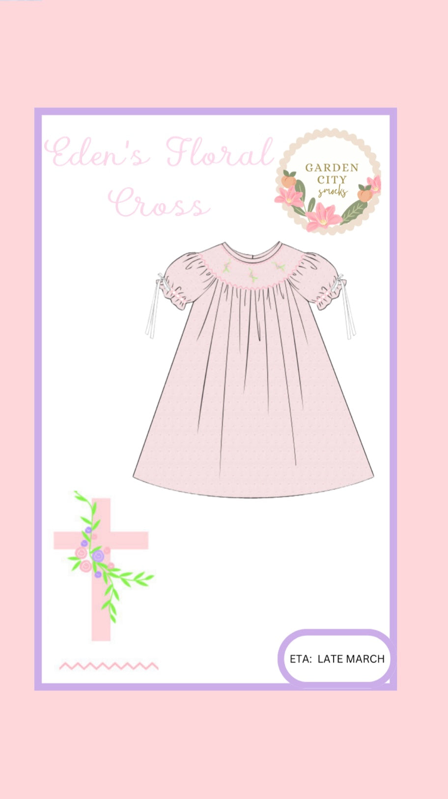 PO11 Eden’s Floral Crosses Dress