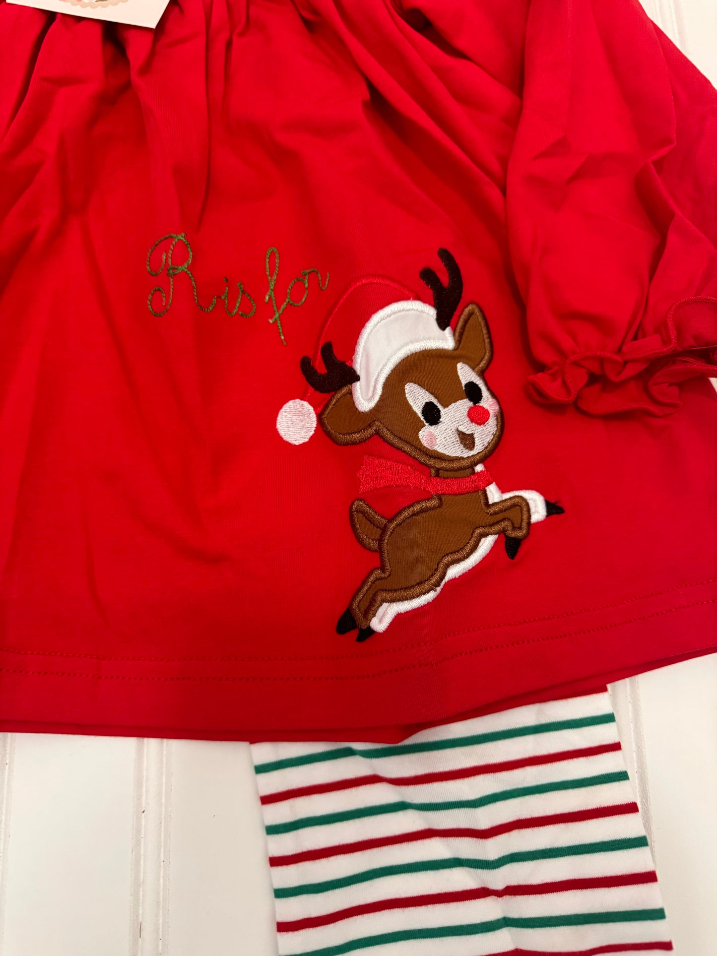 R is for Rudolph Legging Set - 4T