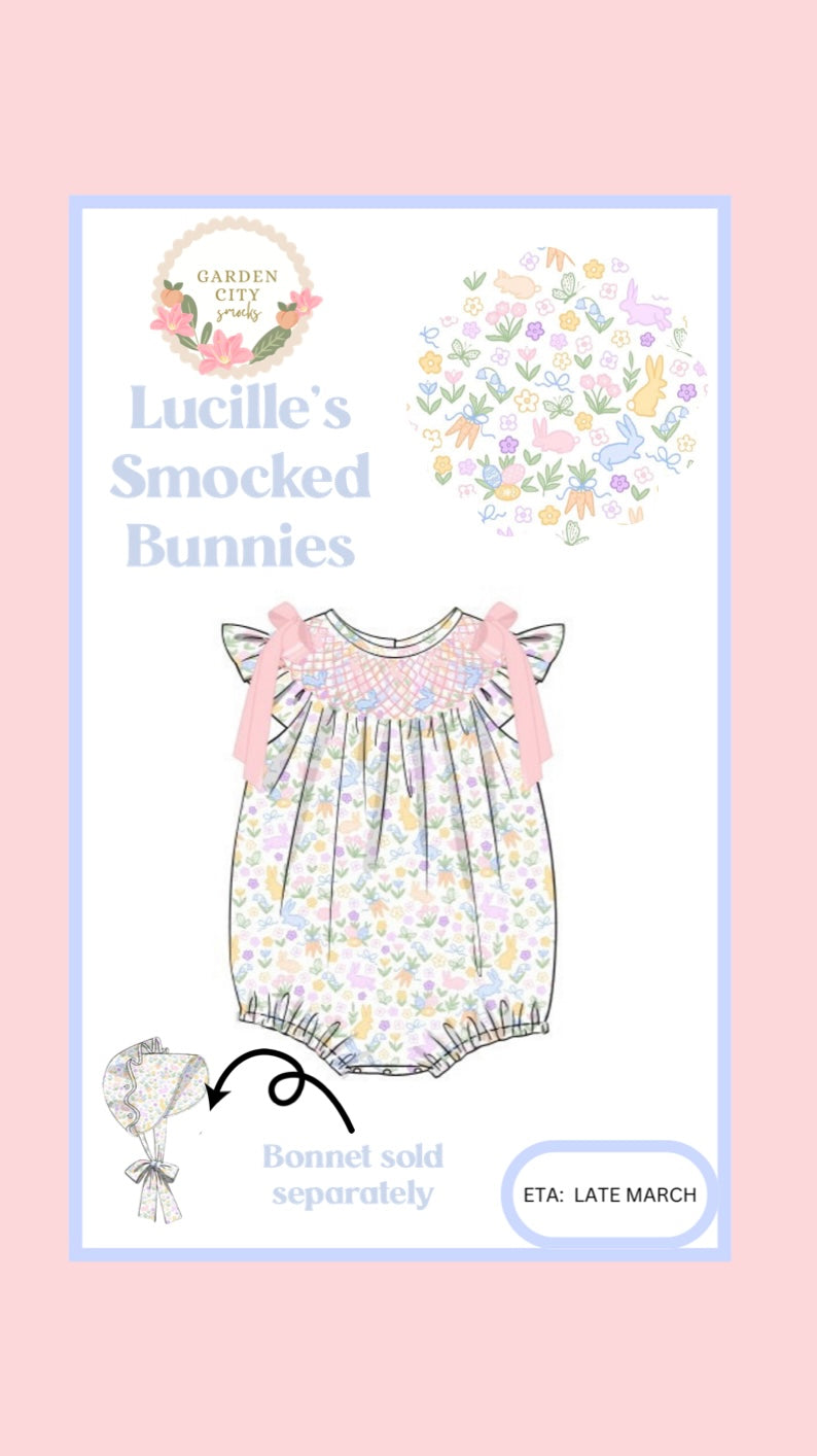 PO11 Lucille's Smocked Bunnies Bubble