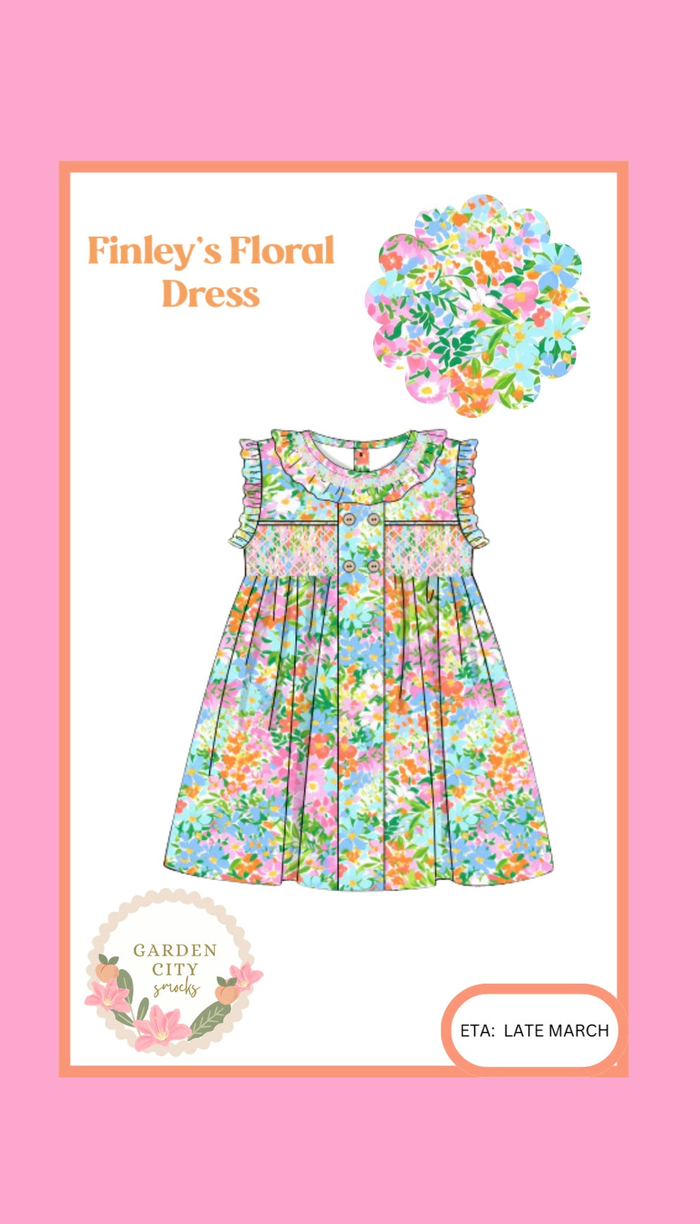 PO11 Finley's Floral Dress