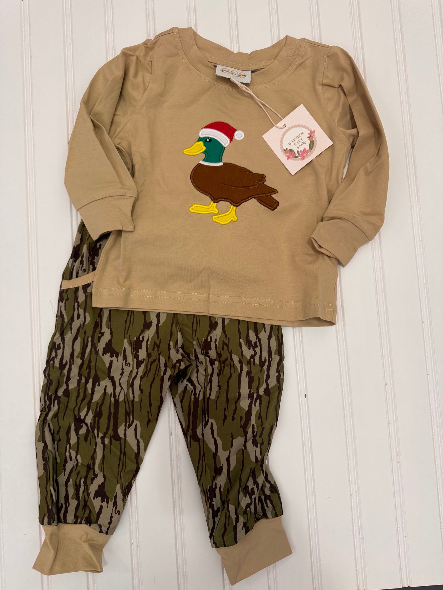 Camo Christmas Mallard Joggers - 18M