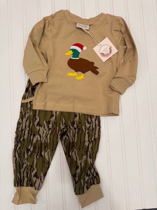 Camo Christmas Mallard Joggers - 18M