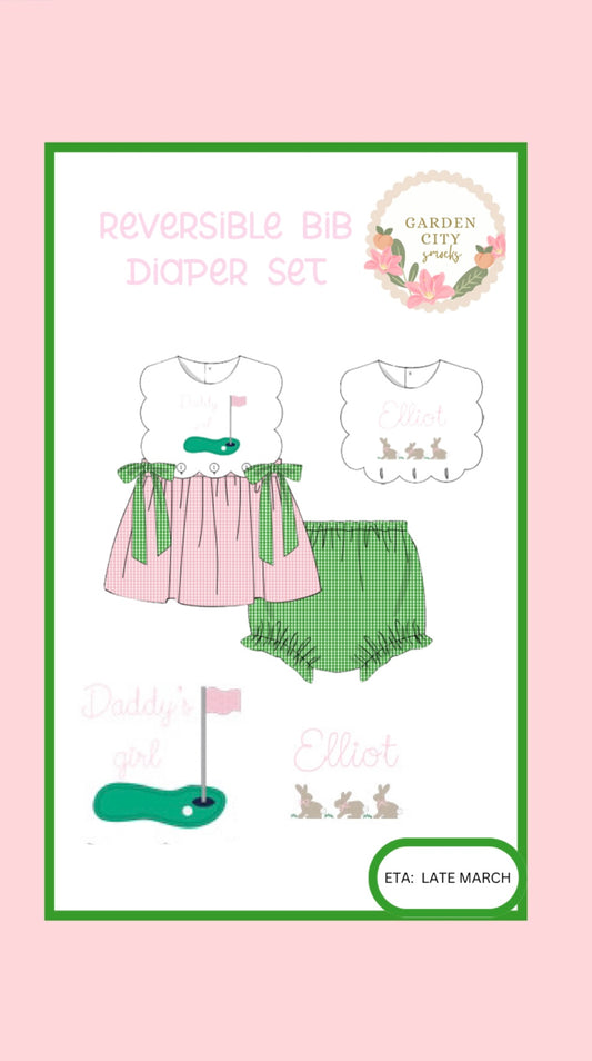 PO11 Reversible Bib Diaper Set