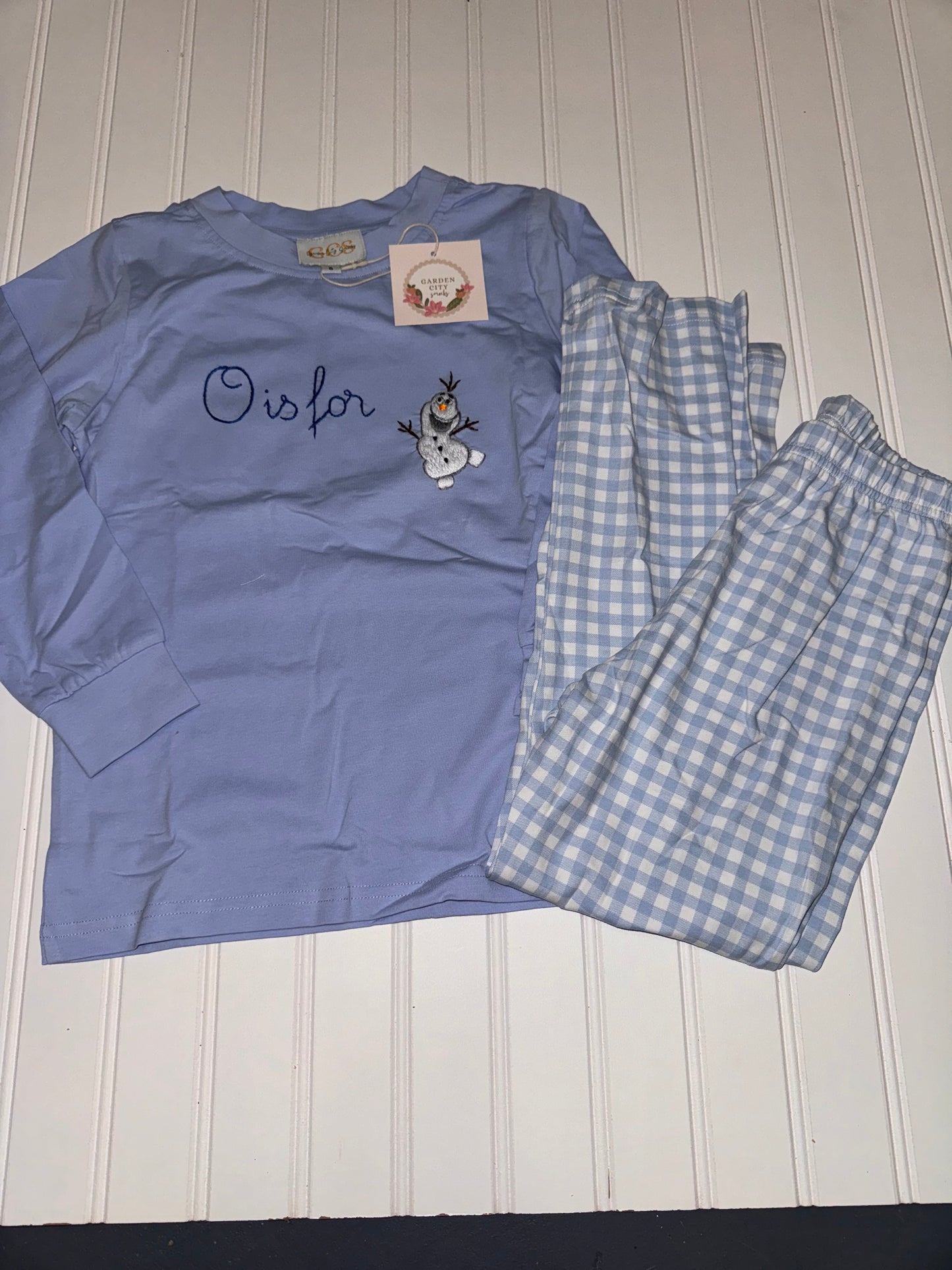 Boys O is for Olaf Pant Set - 6