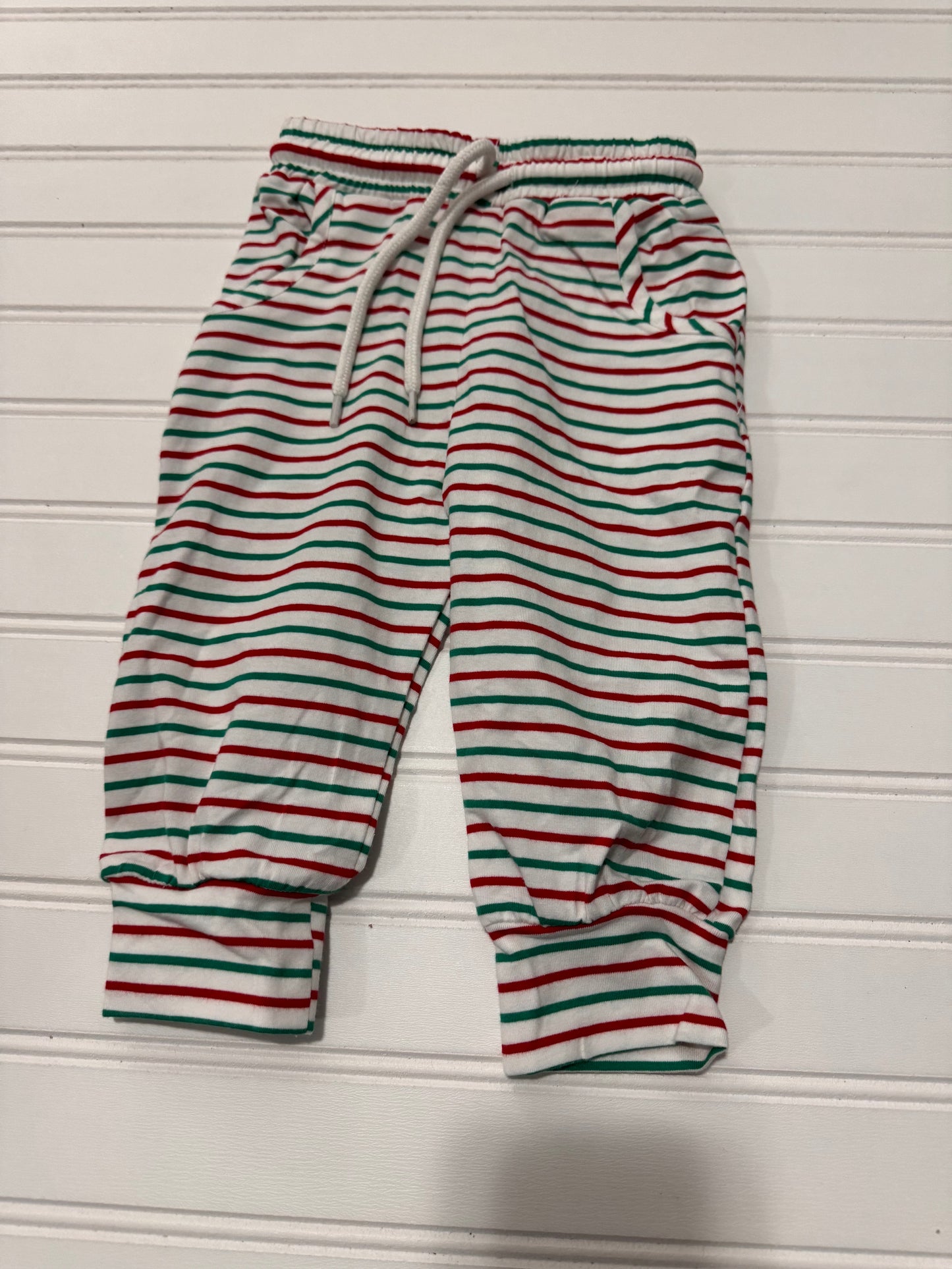 Red & Green Knit Joggers