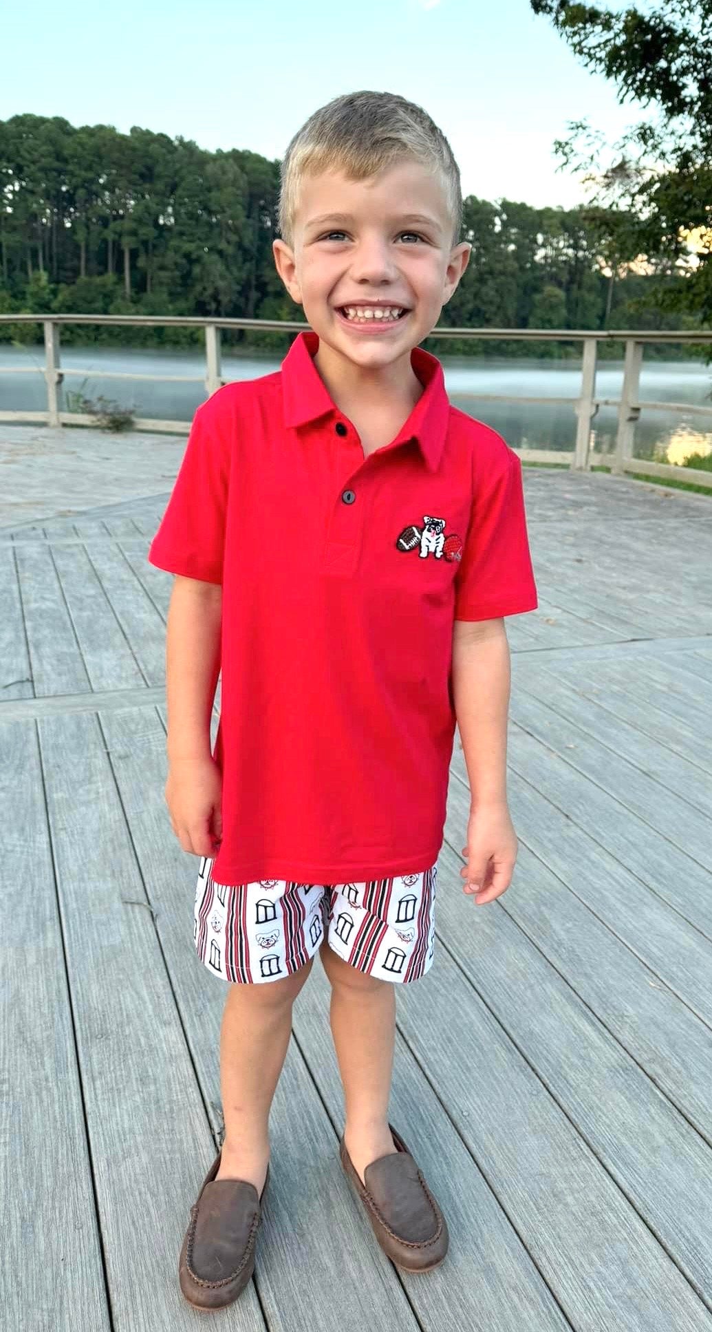 Richt's Reversible Boys Polo Set